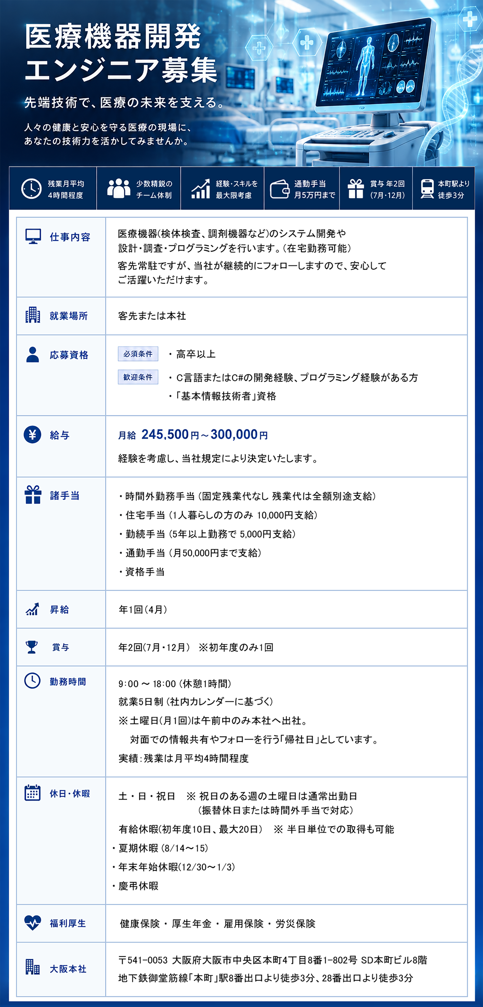 E.I.CONCEPTのエンジニア医療機器イメージ