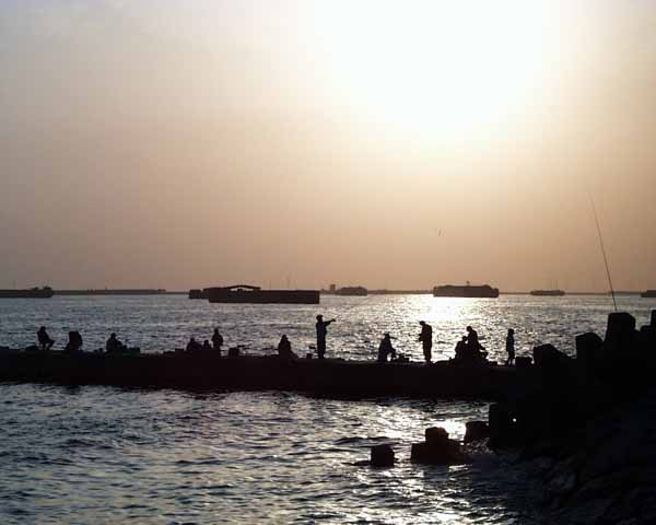 西宮浜 黄昏 西宮浜 黄昏